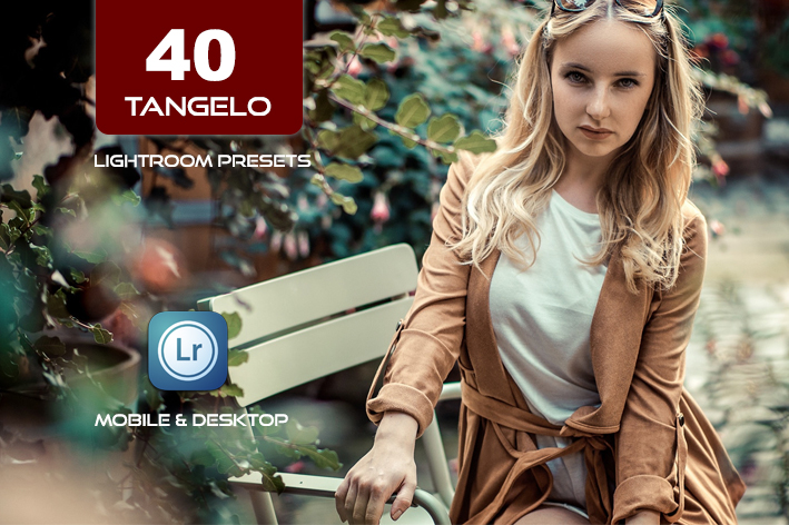 40 پریست لایت روم 2023 حرفه ای و پریست کمرا راو تم رنگی گرم Tangelo Lightroom Presets
