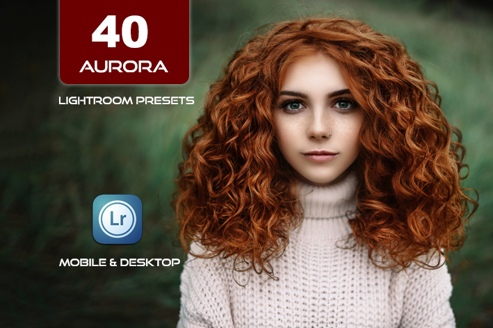40 پریست لایت روم 2023 حرفه ای و پریست کمرا راو عکاسی طبیعت Aurora Lightroom Presets