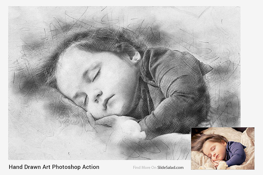 دانلود اکشن زیبا و حرفه ای فتوشاپ : Hand Drawn Art دانلود اکشن زیبا و حرفه ای فتوشاپ : Hand Drawn Art