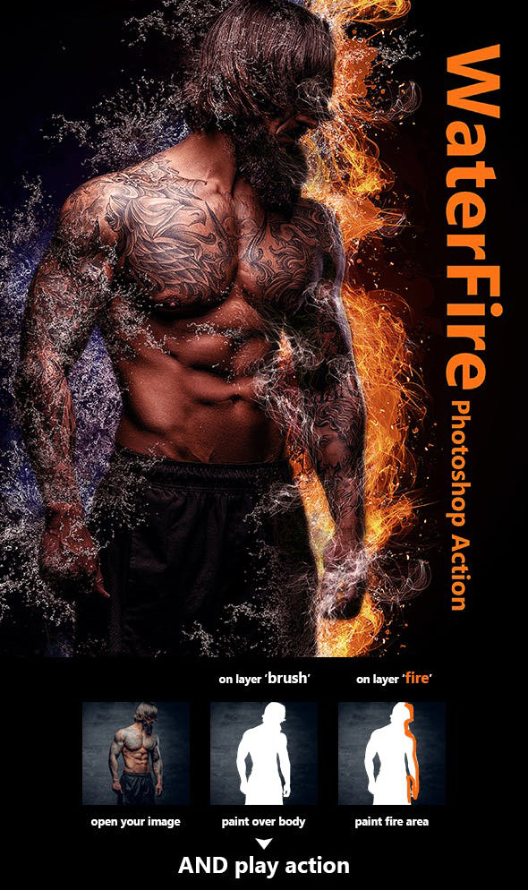 دانلود اکشن فتوشاپ Waterfire Photoshop Action دانلود اکشن فتوشاپ Waterfire Photoshop Action