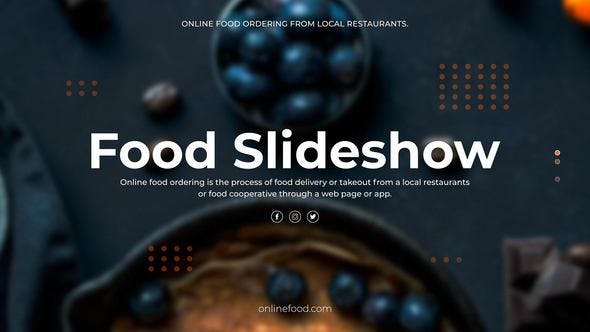 دانلود پروژه آماده پریمیر اسلایدشو Food Slideshow دانلود پروژه آماده پریمیر اسلایدشو Food Slideshow