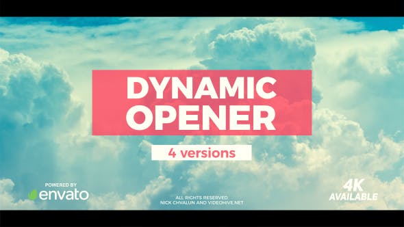 دانلود پروژه آماده افترافکت تیتراژ فیلم videohive Dynamic Opener دانلود پروژه آماده افترافکت تیتراژ فیلم videohive Dynamic Opener