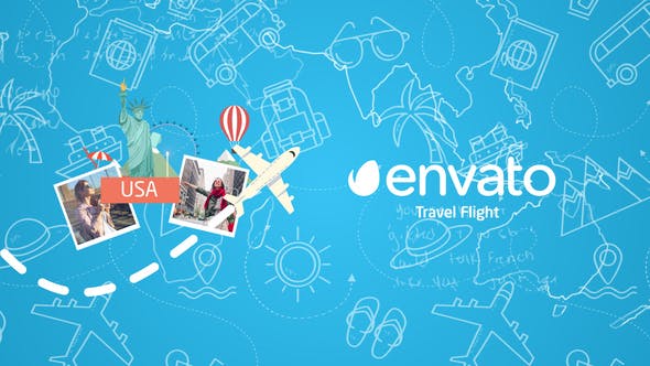 دانلود پروژه آماده افترافکت با موزیک لوگو مسافرتی Travel Flight Logo دانلود پروژه آماده افترافکت با موزیک لوگو مسافرتی Travel Flight Logo