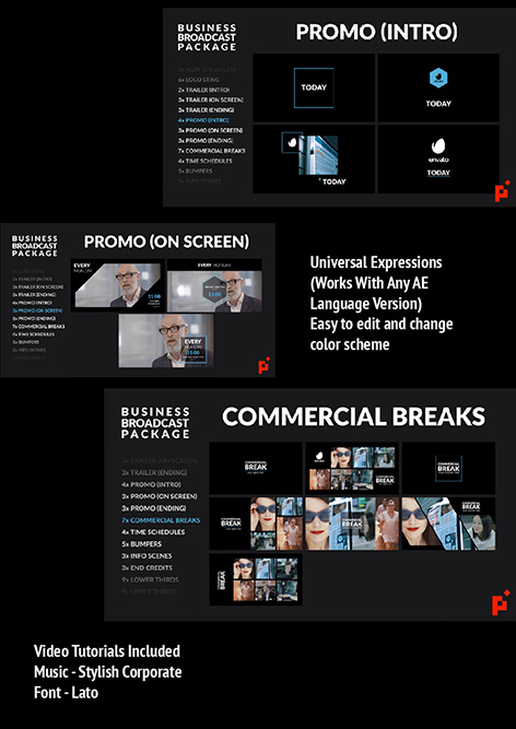 دانلود پکیج حرفه ای تایتل و معرفی شرکت افترافکت : Business Broadcast Package دانلود پکیج حرفه ای تایتل و معرفی شرکت افترافکت : Business Broadcast Package