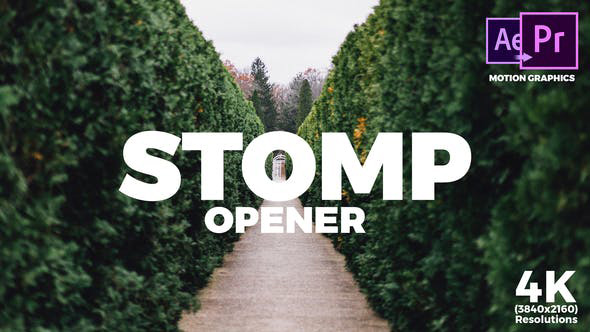 دانلود پروژه آماده پریمیر رزولوشن 4K با موزیک تیتراژ Stomp Opener دانلود پروژه آماده پریمیر رزولوشن 4K با موزیک تیتراژ Stomp Opener