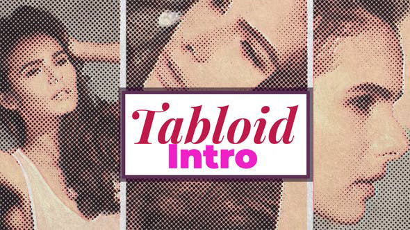 پروژه افترافکت با موزیک وله اینترو حرفه ای Tabloid Intro پروژه افترافکت با موزیک وله اینترو حرفه ای Tabloid Intro