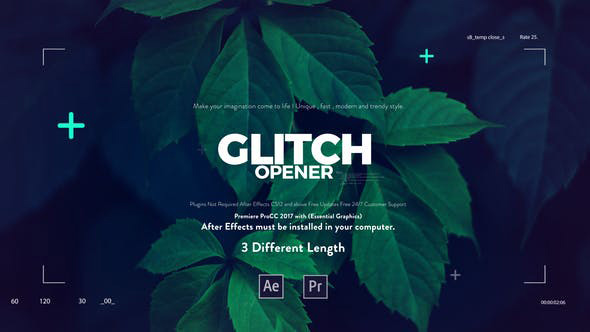 پروژه پریمیر با افکت نویز تیتراژ Glitch Media Opener Premiere Pro پروژه پریمیر با افکت نویز تیتراژ Glitch Media Opener Premiere Pro