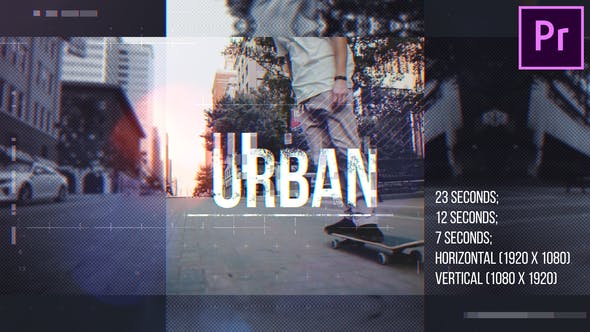 پروژه پریمیر حرفه ای با موزیک : مناسب تیتراژ و وله Urban Opener پروژه پریمیر حرفه ای با موزیک : مناسب تیتراژ و وله Urban Opener