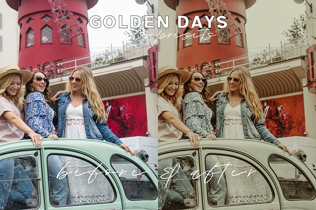 پریست لایت روم 5 عددی مخصوص موبایل : Golden Days Mobile Presets پریست لایت روم 5 عددی مخصوص موبایل : Golden Days Mobile Presets