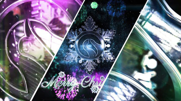 پروژه آماده افترافکت لوگو با موزیک لوگوی برفی Snowflake Christmas Logo پروژه آماده افترافکت لوگو با موزیک لوگوی برفی Snowflake Christmas Logo