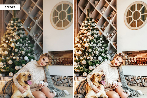 پریست لایت روم تم زمستانی و کریسمس Christmas Blogger Lightroom presets پریست لایت روم تم زمستانی و کریسمس Christmas Blogger Lightroom presets