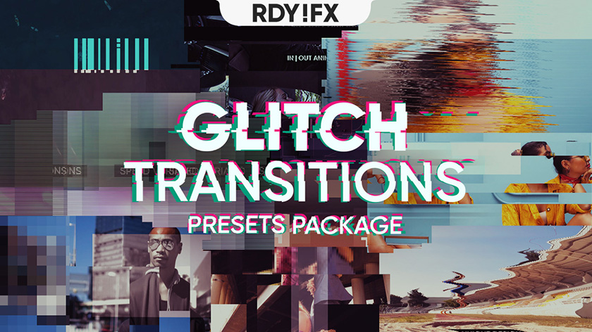 ترنزیشن پریمیر با افکت گلیچ و پارازیت Glitch Transitions Pack ترنزیشن پریمیر با افکت گلیچ و پارازیت Glitch Transitions Pack