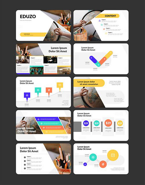 دانلود قالب آماده پاورپوینت تم جغرافیا EDUZO Education PowerPoint Template دانلود قالب آماده پاورپوینت تم جغرافیا EDUZO Education PowerPoint Template