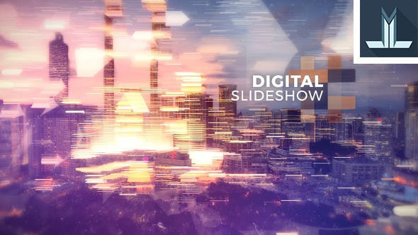 پروژه افترافکت با موزیک اسلایدشو مدرن Digital Slideshow پروژه افترافکت با موزیک اسلایدشو مدرن Digital Slideshow