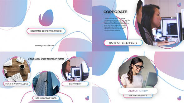پروژه افترافکت با موزیک معرفی شرکت سینمایی Cinematic Corporate Promo پروژه افترافکت با موزیک معرفی شرکت سینمایی Cinematic Corporate Promo