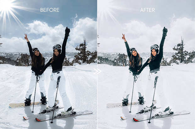 پریست لایت روم دسکتاپ و موبایل تم زمستانی Vibrant SNOW DAY Lightroom Presets پریست لایت روم دسکتاپ و موبایل تم زمستانی Vibrant SNOW DAY Lightroom Presets
