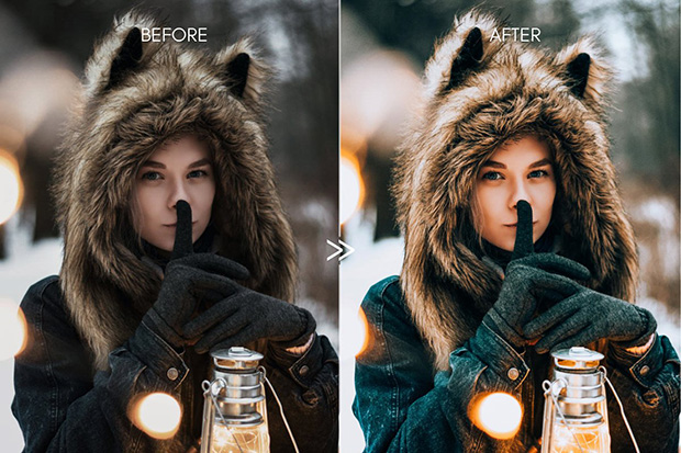پریست لایت روم دسکتاپ و موبایل تم زمستانی Vibrant SNOW DAY Lightroom Presets پریست لایت روم دسکتاپ و موبایل تم زمستانی Vibrant SNOW DAY Lightroom Presets