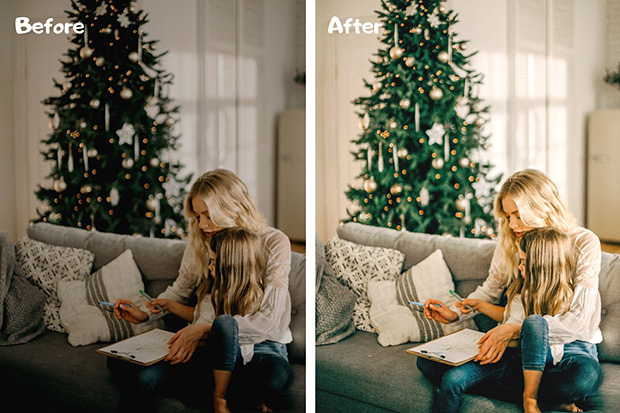 پریست لایت روم دسکتاپ و موبایل تم زمستانی و کریسمس Jingle Bells Lightroom Presets پریست لایت روم دسکتاپ و موبایل تم زمستانی و کریسمس Jingle Bells Lightroom Presets