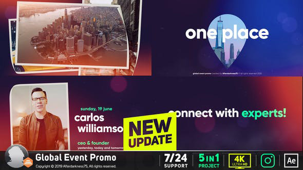پروژه افترافکت رزولوشن 4K با موزیک تبلیغات همایش Event Promo پروژه افترافکت رزولوشن 4K با موزیک تبلیغات همایش Event Promo