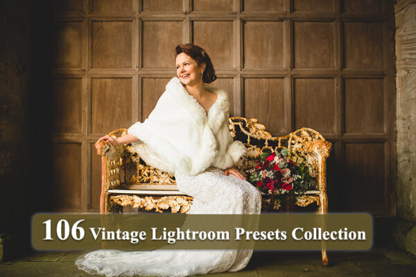106 پریست آماده لایت روم تم رنگ قدیمی Vintage Lightroom Presets Collection