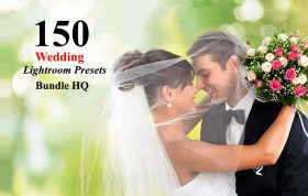 150پریست لایت روم عروسی ویژه آتلیه های عروس و داماد Wedding Lightroom Presets Bundle HQ