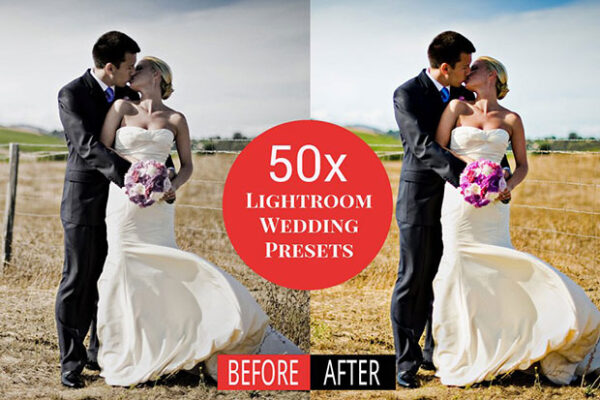 50 پریست لایت روم آتلیه عکاسی عروس Lightroom Wedding Presets