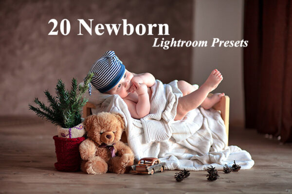 دانلود 20 پریست لایت روم آتلیه نوزاد Newborn Lightroom Presets