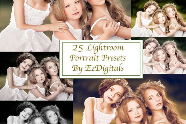 دانلود 25 پریست پرتره لایت روم Portrait Lightroom Presets