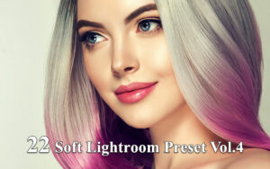 22 پریست لایت روم روتوش صورت Soft Lightroom Preset Vol.4