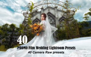 40 پریست لایت روم و کمرا راو عروسی PROMO Film Wedding Lightroom Presets