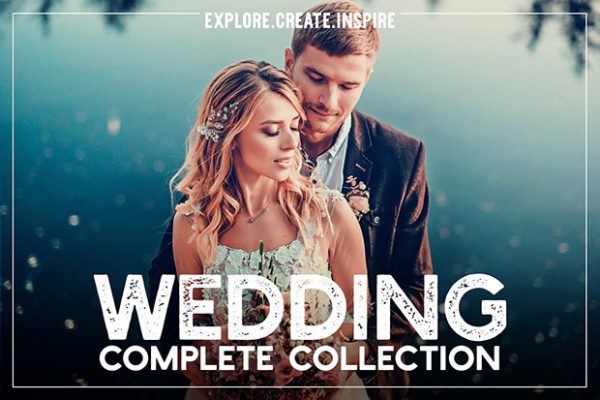 510 پریست لایت روم و کمرا راو و اکشن فتوشاپ عروسی Wedding Complete Collection