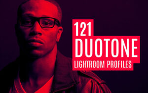 121 پریست حرفه ای لایت روم و کمرا راو تم تک رنگ Duotone Lightroom Profiles