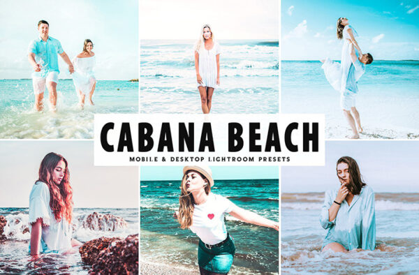 34 پریست لایت روم و کمرا راو تم ساحل کابانا Cabana Beach Mobile And Desktop Lightroom Presets