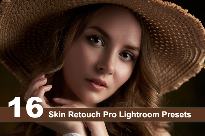 16 پریست لایت روم رتوش چهره پرتره Skin Retouch Pro Lightroom Presets