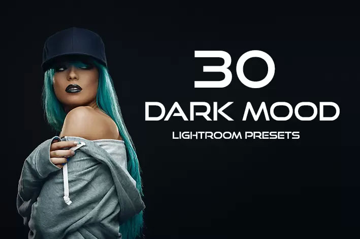 30 پریست لایت روم حرفه ای تم رنگی تیره Dark Mood Lightroom Presets