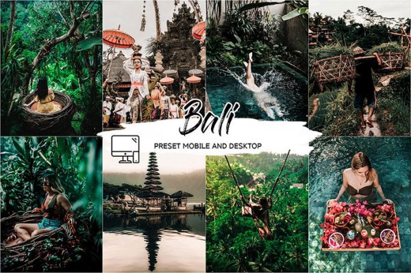 پریست لایت روم حرفه ای تم جزیره بالی اندونزی Bali Lightroom Presets