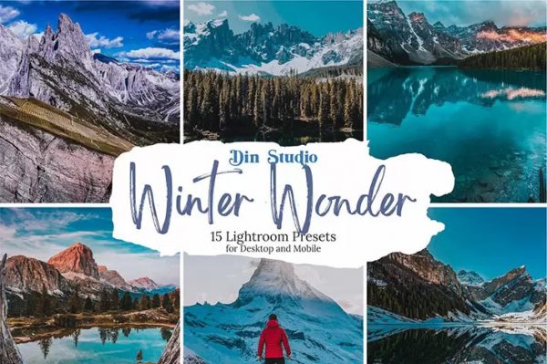 30 پریست لایت روم عکاسی زمستانی Winter Wonder Lightroom Preset