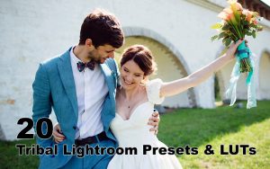 پریست های عروسی حرفه ای لایت روم و پریست کمرا راو و لات رنگی Tribal Lightroom Presets & LUTs