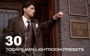 ۳۰ پریست لایت روم حرفه ای تم فشن مردانه Todays Men Lightroom Presets