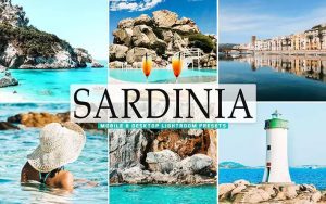 ۴۰ پریست لایت روم و پریست Camera Raw و اکشن فتوشاپ جزیره ساردنی ایتالیا Sardinia Pro Lightroom Presets