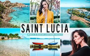 ۴۰ پریست لایت روم و پریست Camera Raw و اکشن فتوشاپ سنت لوسیا Saint Lucia Pro Lightroom Presets