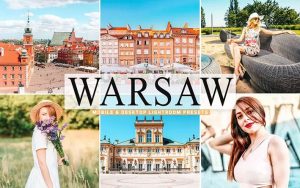 ۴۰ پریست لایت روم و پریست Camera Raw و اکشن فتوشاپ ورشو پایتخت لهستان Warsaw Pro Lightroom Presets