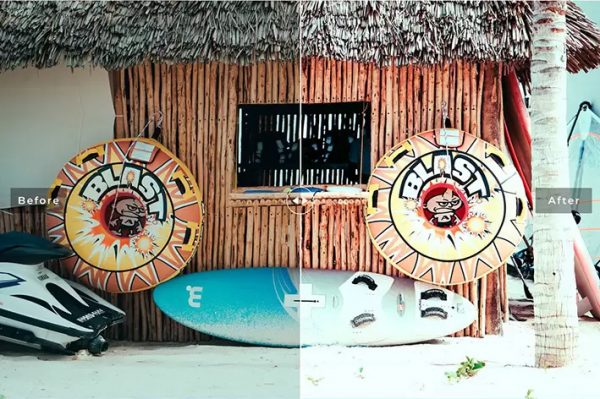 ۴۰ پریست لایتروم و پریست کمرا راو و اکشن فتوشاپ تم زنگبار آفریقا Zanzibar Pro Lightroom Presets