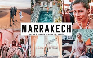 34 پریست لایت روم و Camera Raw و اکشن کمرا راو فتوشاپ تم مراکش Marrakech Lightroom Presets
