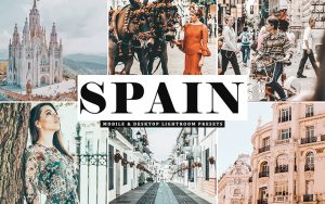 34 پریست لایت روم و Camera Raw و اکشن کمرا فتوشاپ اسپانیا Spain Lightroom Presets