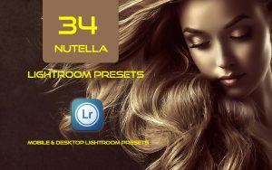 34 پریست لایت روم پرتره و کمرا راو و اکشن کمرا راو فتوشاپ Nutella Lightroom Presets