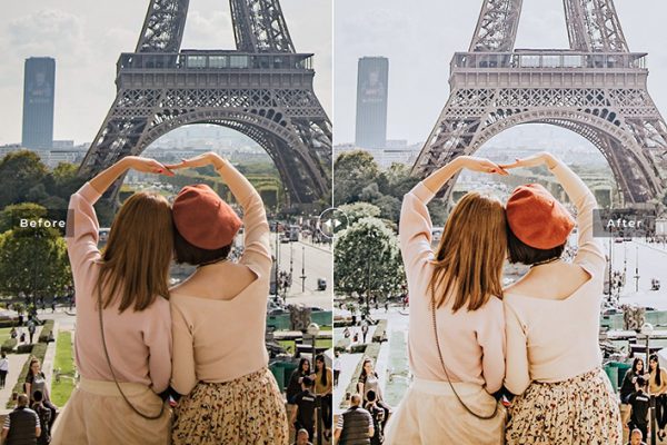 34 پریست لایتروم و Camera Raw و اکشن کمرا راو فتوشاپ تم پاریس Parisian Lightroom Presets