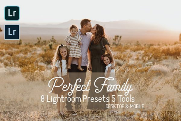 16 پریست رنگی لایت روم تم خانواده کامل Perfect Family Lightroom Presets
