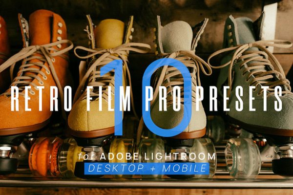 20 پریست آماده لایت روم تم رنگی فیلم قدیمی Retro Film Pro Lightroom Presets