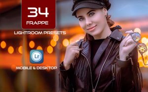 34 پریست لایت روم پرتره و کمرا راو و اکشن کمرا راو فتوشاپ Frappe Lightroom Presets